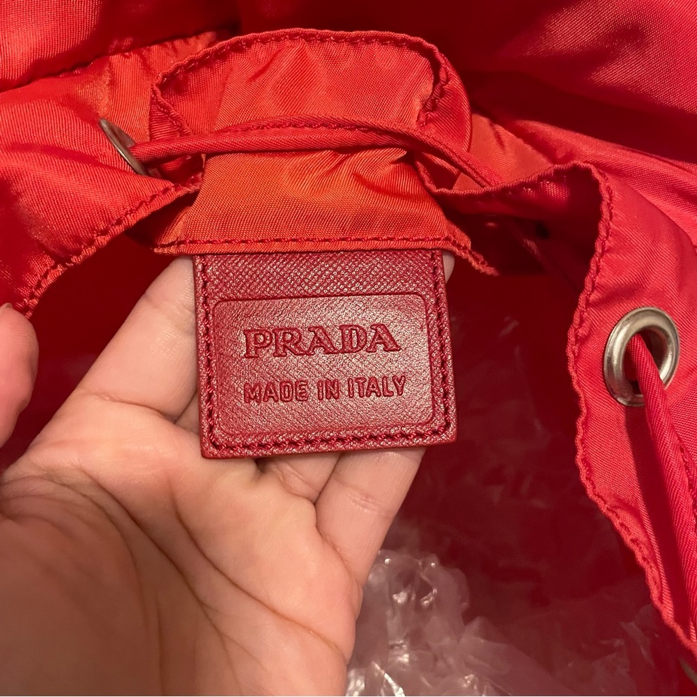 PRADA Red Backpack - Picture 11 of 13